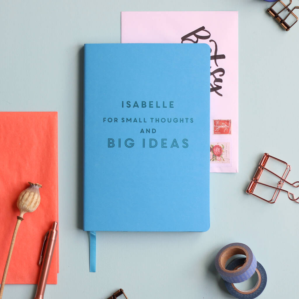 Big Ideas Personalised Luxury Notebook Journal, 1 of 12
