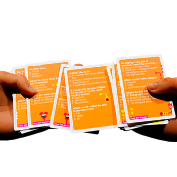 Sussed Odd Orange: The 'What Would I Do?' Card Game, 3 of 5