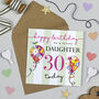 Blooming Balloon Daughter 30th Birthday Card, thumbnail 1 of 2