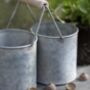 Zinc Twin Pot With Handle, thumbnail 2 of 3