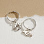 Personalised Dinky Story Charm Hoop Earrings, thumbnail 1 of 8