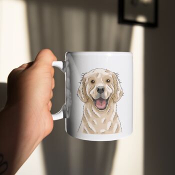 Personalised Pet Portrait Half Body Mug, 5 of 10