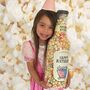 Happy Birthday Sweet And Salt Rainbow Popcorn Giant Money Bottle, 550g, thumbnail 1 of 7