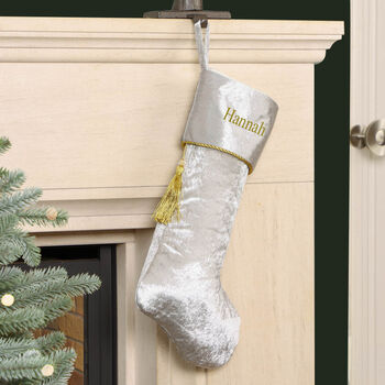 Personalised Luxury Velvet Christmas Stockings, 3 of 6