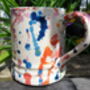 Tankard Mug In Paint Splashes Design, thumbnail 5 of 8