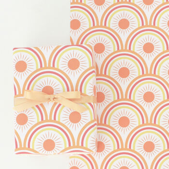 Premium Quality Sunrise Design Gift Wrapping Paper, 4 of 5