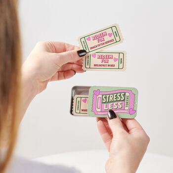 Personalised Couple's Stress Relief Tokens, 4 of 6