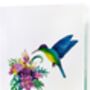 Pop Up 3D Blank Card Tropical Hummingbird, thumbnail 7 of 7