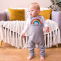Personalised Rainbow Baby Dungarees, thumbnail 1 of 4
