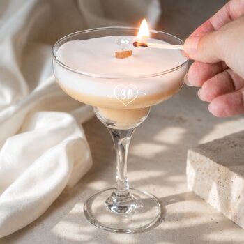 Personalised 30th Birthday Cocktail Candle, 2 of 11