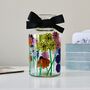 Wildflower Hand Painted Bud Vase With Black Bow, thumbnail 5 of 7