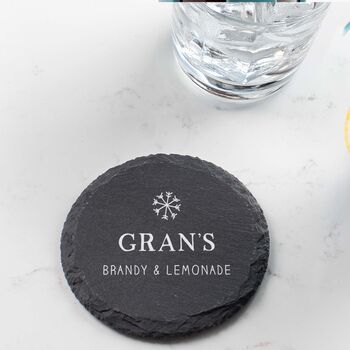 Personalised Christmas Coaster For Her, 4 of 8