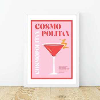 Cosmopolitan Cocktail Poster, 5 of 5