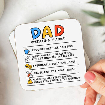 Dad Operating Manual Mug, 4 of 6