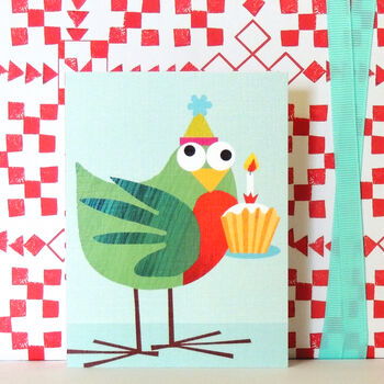 Mini Bird And Cake Card, 3 of 5