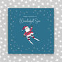 Happy Christmas Wonderful Son Card, thumbnail 1 of 3