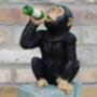 Drunken Monkey Figurine – Intricately Detailed Chimp Ornament, thumbnail 2 of 6