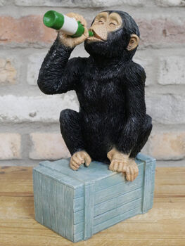Drunken Monkey Figurine – Intricately Detailed Chimp Ornament, 2 of 6