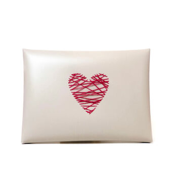 Stitch Heart Strings Envelope Pouch, 8 of 12