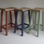 Scandi Stool Hand Painted In Any Colour, thumbnail 1 of 8