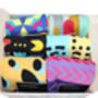 Set Of Six Patterned Socks Gift Box Extreme, thumbnail 3 of 7