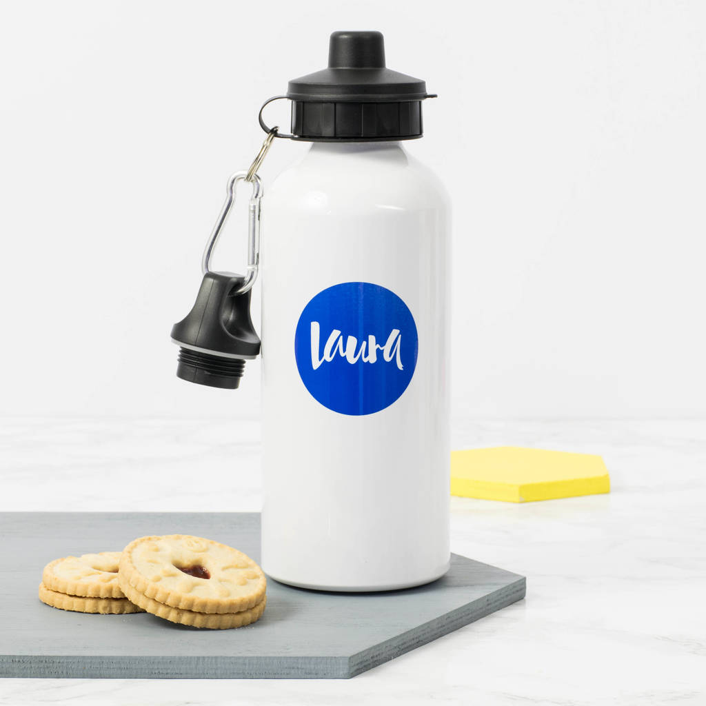 Personalised Name Water Bottle By XOXO