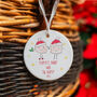 Mummy, Daddy And The Bump Christmas Decoration C, thumbnail 1 of 2