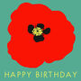 Poppy Birthday Card, thumbnail 3 of 3