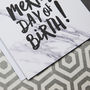 'Merry Day Of Birth!' Funny Birthday Card, thumbnail 4 of 4