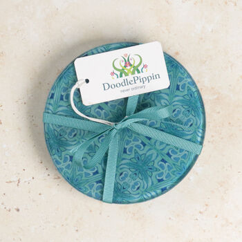 'Agapanthus' Coaster Set, 10 of 11