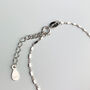 Sterling Silver Rectangle Link Chain Bracelet, thumbnail 2 of 6