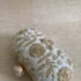 Off White Raw Silk Oval Clutch Bag, thumbnail 3 of 10