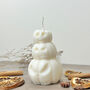 White Carved Pumpkin Candle Halloween Decoration, thumbnail 4 of 7