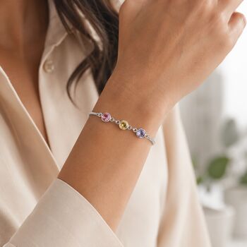 Personalised Create Your Own Family Birthstones Bracelet, 10 of 12