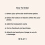 Personalised Graduate Print, Graduation Gift, thumbnail 5 of 6