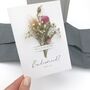 Will You Be My Bridesmaid Dried Flower Card, thumbnail 3 of 4