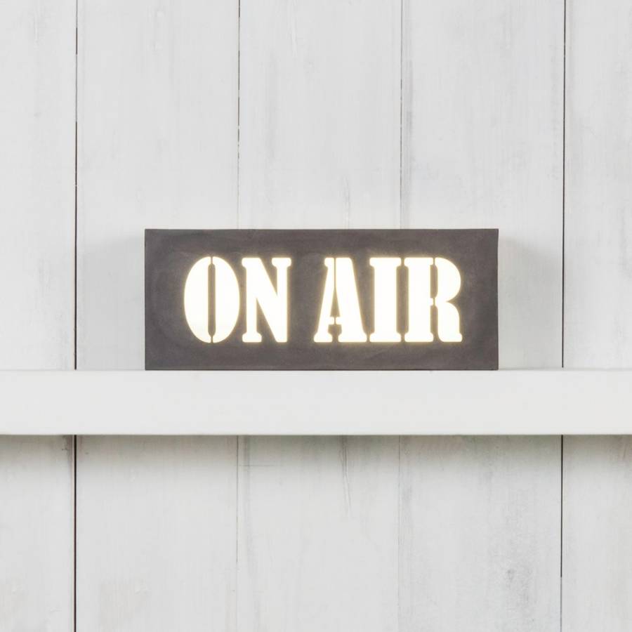 on air light box by all things brighton beautiful