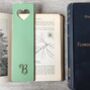Personalised Heart Leather Bookmark Anniversary Gift, thumbnail 7 of 11