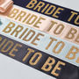 Personalised Bold Glitter Print Hen Party Sash, thumbnail 3 of 4
