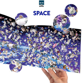 Personalised Grandad Photo Gift Book 'Wonder Where’s Grandad And Three Grandchildren', 4 of 10