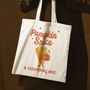 Pumpkin Spice Trick Or Treat Tote Bag Halloween Gift, thumbnail 1 of 1
