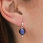 Round Multi Coloured Murano Glass Earrings, thumbnail 9 of 12