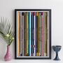 Personalised Jazz Record Collection Print Gift, thumbnail 8 of 8