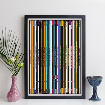 Personalised Jazz Record Collection Print Gift, 8 of 8