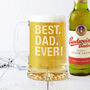 Best Dad Ever! Father's Day Beer Tankard, thumbnail 2 of 5