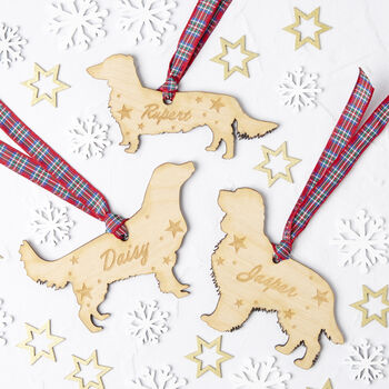 Personalised Pet Name And Shape Christmas Decoration, 5 of 10