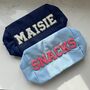 Personalised Nylon X Large Pouch Patch Toiletry Makeup Cosmetic Bag, thumbnail 1 of 2