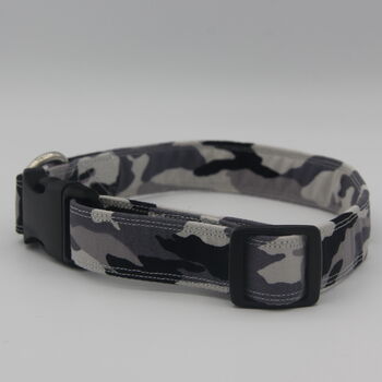 Grey Camouflage Dog Collar, 8 of 10