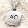 Men's Personalised Stainless Steel Plaque Necklace, thumbnail 2 of 2