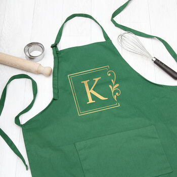 Personalised Initial Cotton Apron, 12 of 12